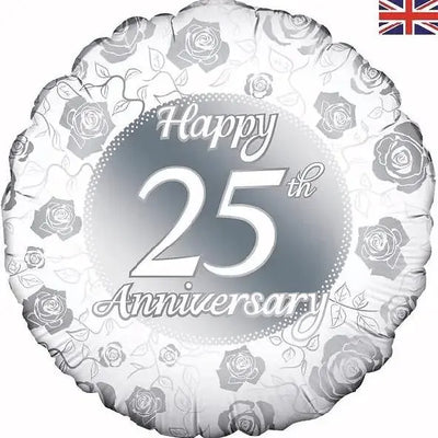 18IN 25TH ANNIVERSARY FOIL BALLOON Daisy Devotion