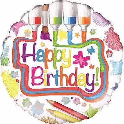 18IN ART BIRTHDAY FOIL BALLOON Daisy Devotion