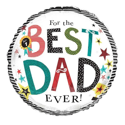 18IN BEST DAD FOIL BALLOON Daisy Devotion