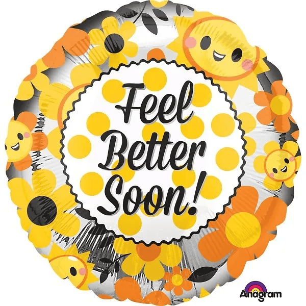 18IN FEEL BETTER SOON FOIL BALLOON Daisy Devotion