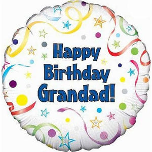 18IN HAPPY BIRTHDAY GRANDAD BALLOON FOIL Daisy Devotion