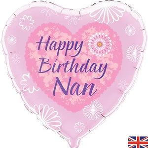 18IN HAPPY BIRTHDAY NAN BALLOON FOIL Daisy Devotion