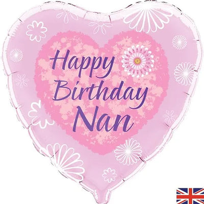 18IN HAPPY BIRTHDAY NAN BALLOON FOIL Daisy Devotion