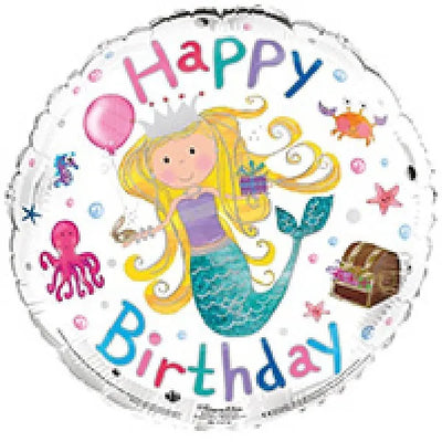 18IN MERMAID BIRTHDAY FOIL BALLOON Daisy Devotion