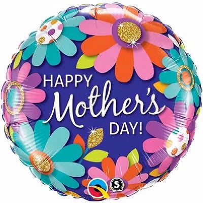18IN MOTHERS DAY FLORAL FOIL BALLOON Daisy Devotion