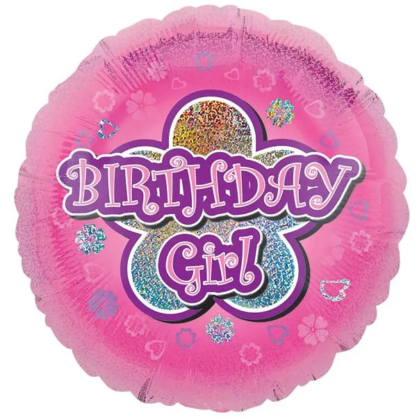 18IN BIRTHDAY FLOWERS & BUTTERFLIES FOIL BALLOON Daisy Devotion