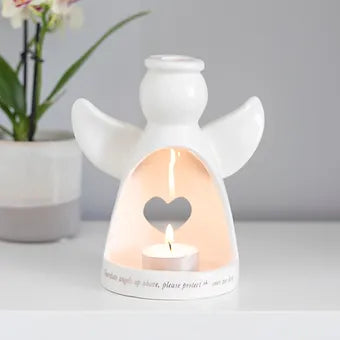 Guardian Angel Tealight Holder Daisy Devotion