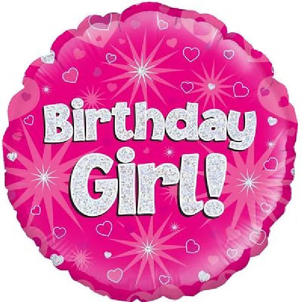18IN BIRTHDAY GIRL FOIL BALLOON Daisy Devotion