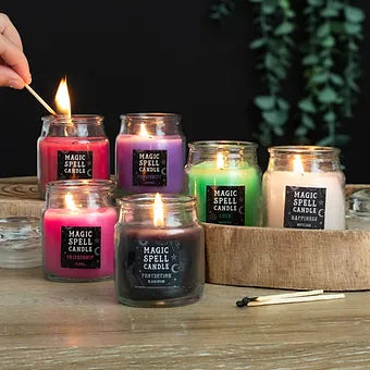 Green Tea 'Luck' Spell Candle Jar Daisy Devotion