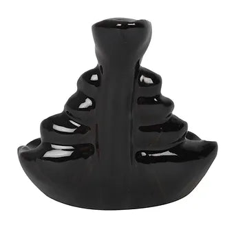 4-Tier Ripple Backflow Incense Burner Daisy Devotion