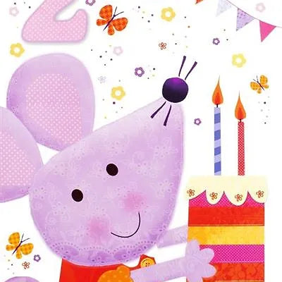 2nd Birthday Card Daisy Devotion