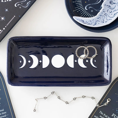 Blue Moon Phase Trinket Dish image 0