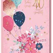 40th Birthday Card Daisy Devotion