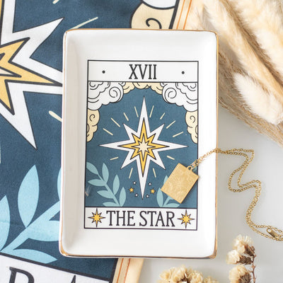 The Star Vintage Tarot Trinket Dish image 0