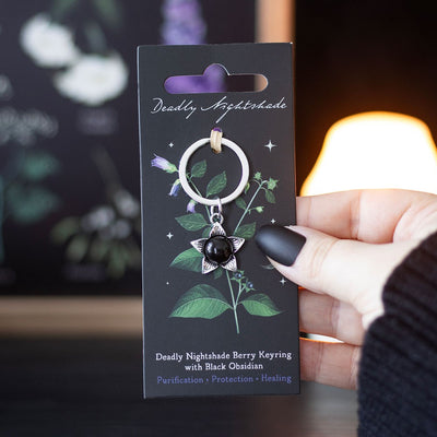 Deadly Nightshade Berry Keyring image 0