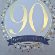 90th Birthday Card Daisy Devotion