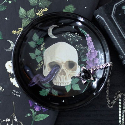 Skull with Snake Trinket Dish image 0