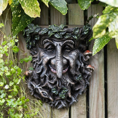 Green Man Shelf Plaque image 0
