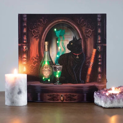 Absinthe Light Up Canvas Plaque by Lisa Parker Daisy Devotion