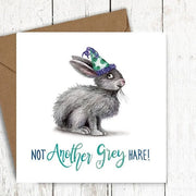 Another Grey Hare Card Daisy Devotion