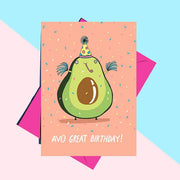 Avocado Birthday Card Daisy Devotion