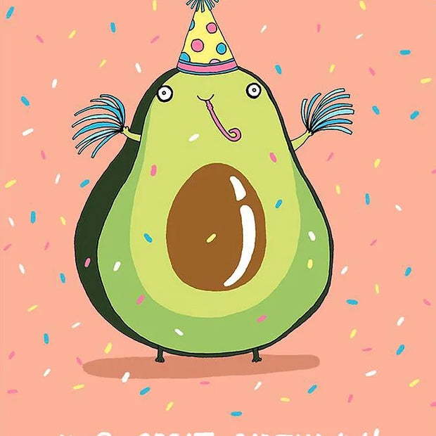 Avocado Birthday Card Daisy Devotion