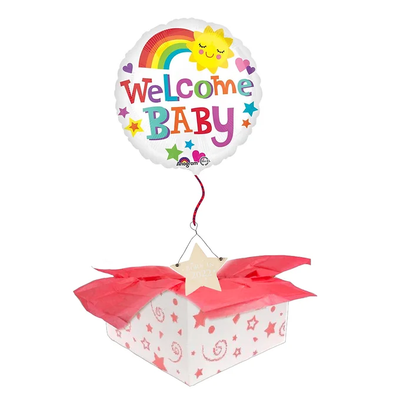 Baby Arrival Balloon with Gift Weight Daisy Devotion