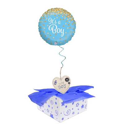 Baby Boy Balloon with Gift Weight Daisy Devotion