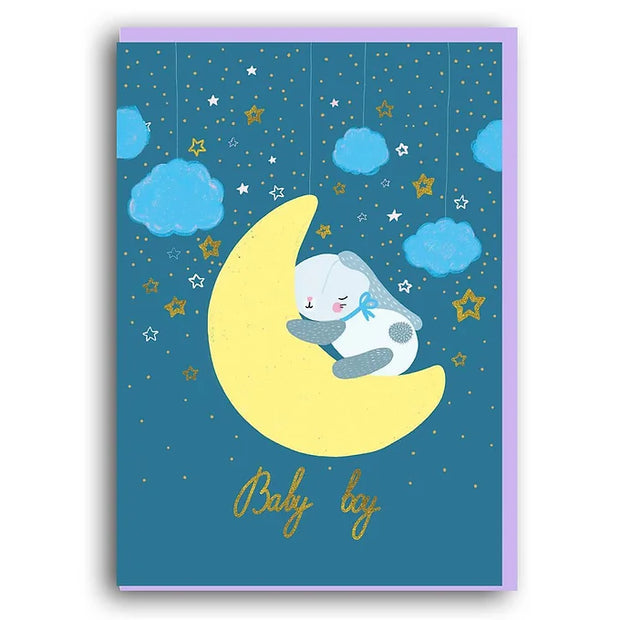 Baby Boy Card 3 Daisy Devotion