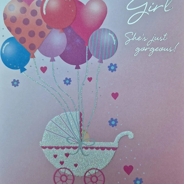 Baby Girl Card 1 Daisy Devotion