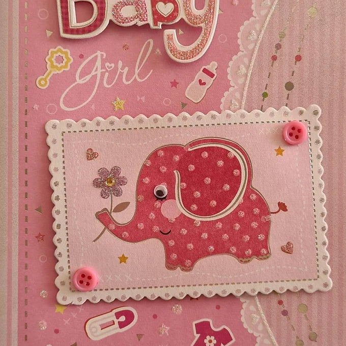 Baby Girl Card Daisy Devotion