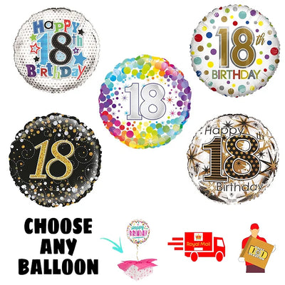 Balloon in a Box -  18th Birthday Daisy Devotion