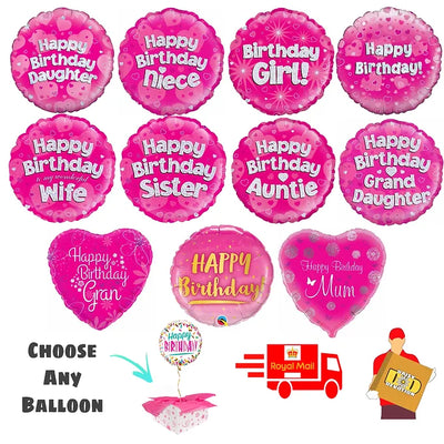 Balloon in a Box - Pink Family Daisy Devotion