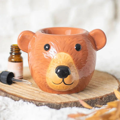 Bear Ceramic Oil Burner Daisy Devotion