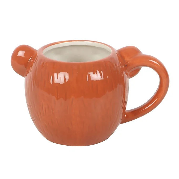 Bear Shaped Ceramic Mug Daisy Devotion