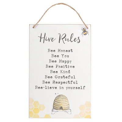 Bee Happy Sign Daisy Devotion