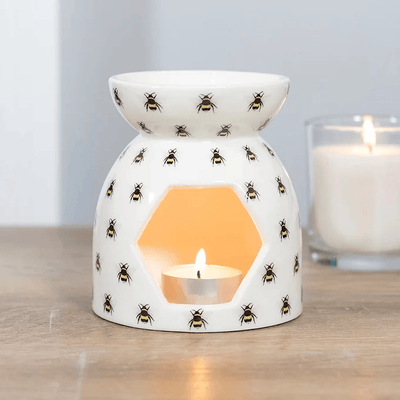 Bee Print Oil Burner Daisy Devotion