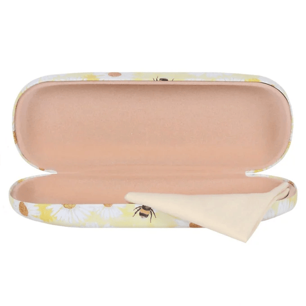 Bee & Daisy Glasses Case Daisy Devotion