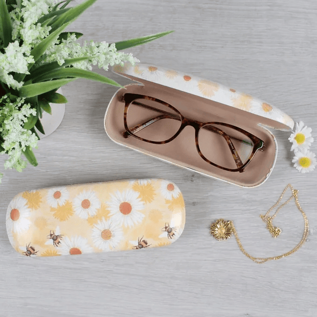 Bee & Daisy Glasses Case Daisy Devotion