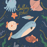 Birthday Fishes Card Daisy Devotion