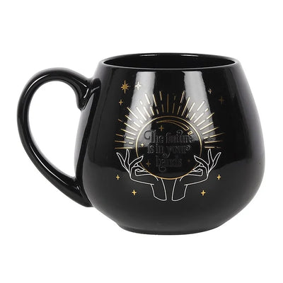 Black Fortune Teller Colour Changing Mug Daisy Devotion
