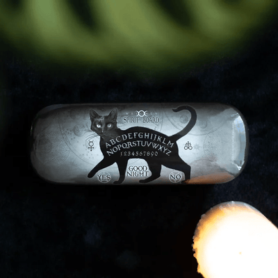Black Cat Spirit Board Glasses Case By Alchemy Daisy Devotion