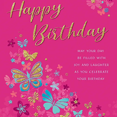 Butterflies Birthday Card Daisy Devotion