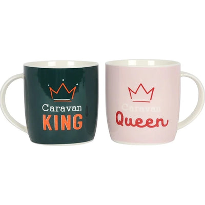 Caravan King & Queen Mug Set Daisy Devotion