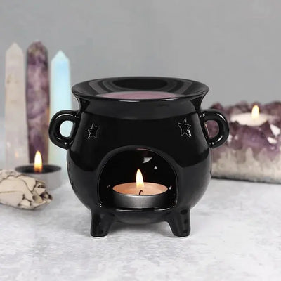 Cauldron Oil Burner Daisy Devotion