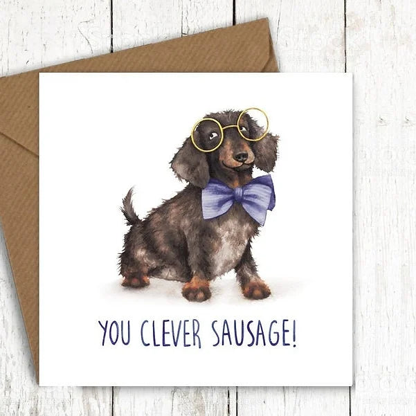 Clever Sausage Card Daisy Devotion