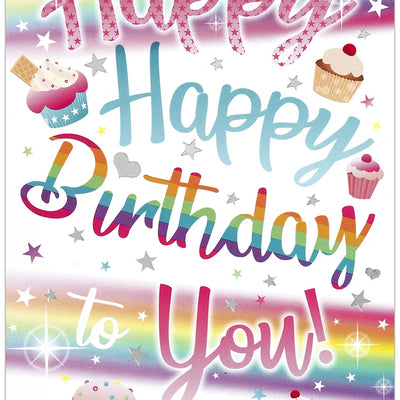 Colourful  Cakes Happy Birthday Card Daisy Devotion