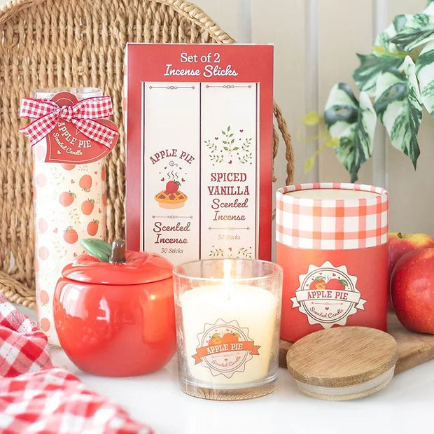 Country Apple Candle Pot Daisy Devotion