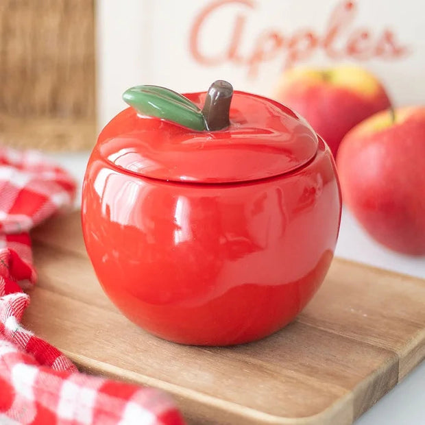 Country Apple Candle Pot Daisy Devotion
