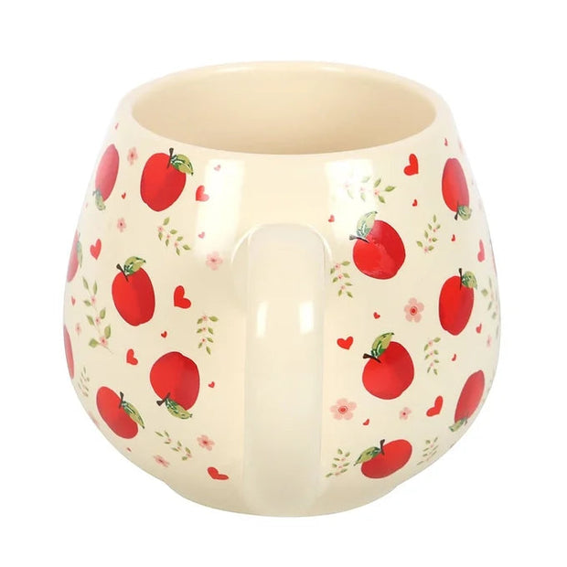 Country Apple Rounded Mug Daisy Devotion